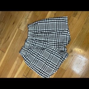 Glassons Plaid Linen Shorts